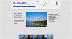 Desktop Screenshot of colonia-haus.de